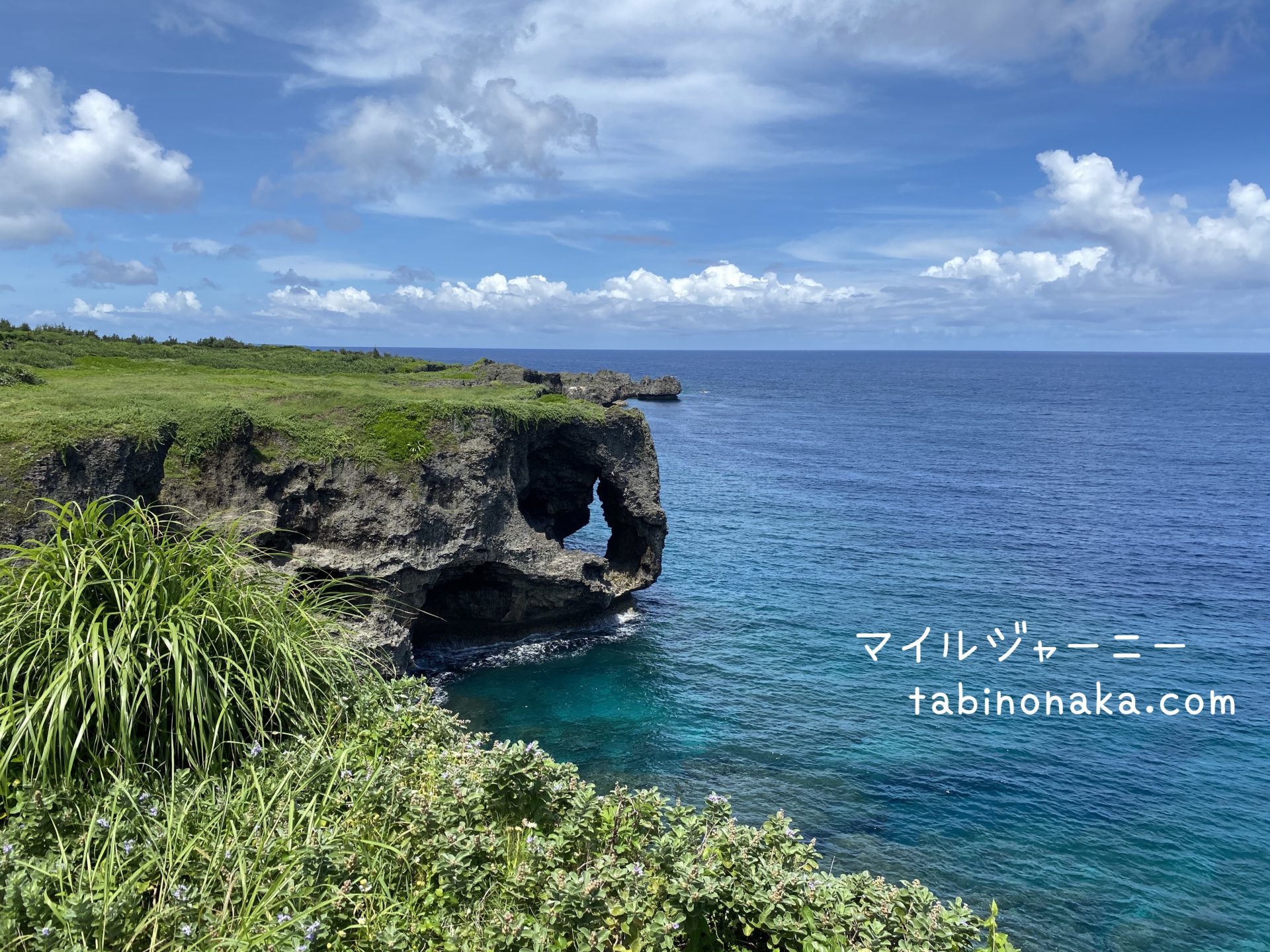 沖縄中部絶景ドライブ 万座毛や裏万座毛 波上宮など マイルジャーニー